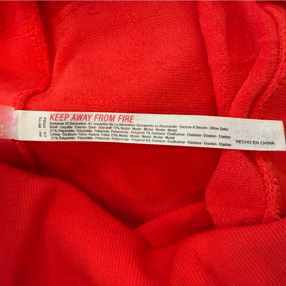 Free People FP Movement Rich Soul Flared Onesie, Red “Bittersweet” - Size XS/S - Picture 6 of 7
